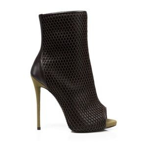 Giuseppe Zanotti peep toe booties 37